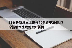 31省份新增本土确诊40例辽宁29例/辽宁新增本土病例3例 新闻