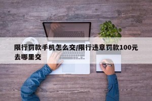 限行罚款手机怎么交/限行违章罚款100元去哪里交